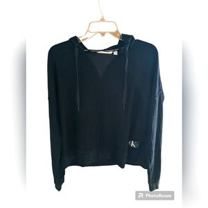 Large Calvin Klein Lightweight Hooded Shirt